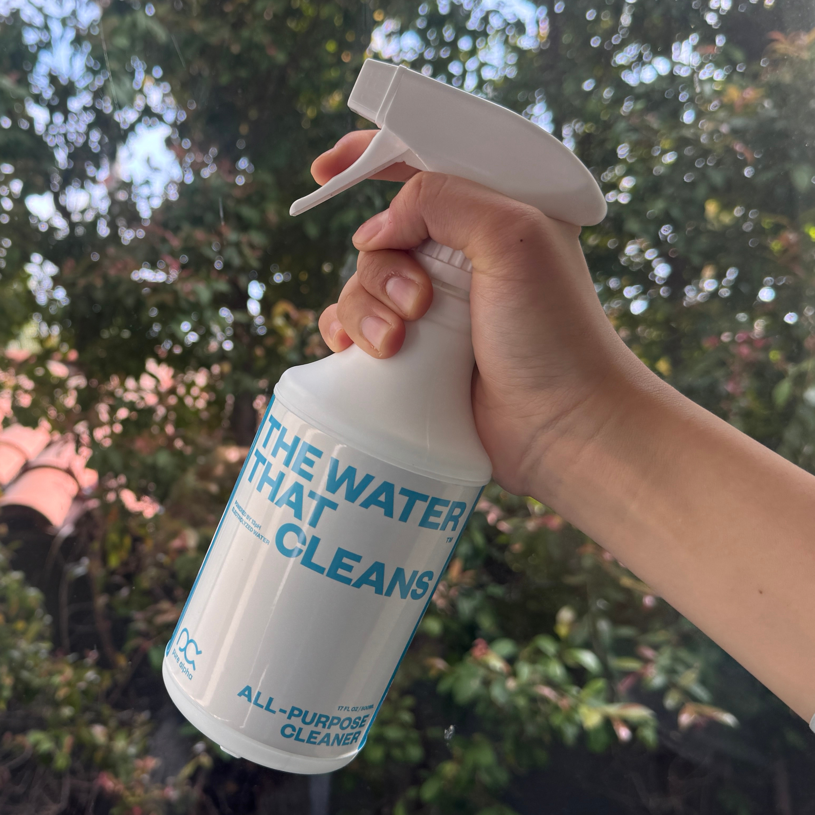 THE WATER THAT CLEANS