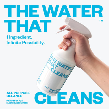 THE WATER THAT CLEANS
